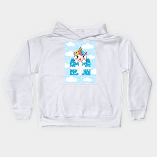 Cute unicorn 1 Kids Hoodie